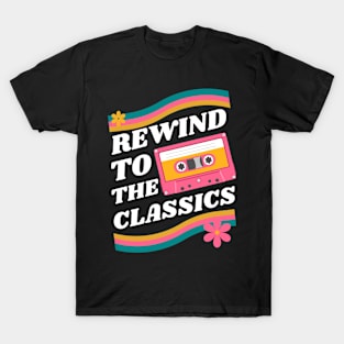 Old Music Cassette Tape T-Shirt